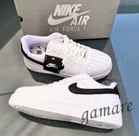 Nike air force biało czarne męskie