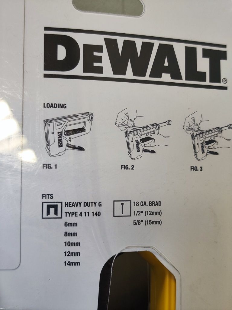 DeWALT DWHTTR350-0 Степлер для скоб типу G6-14мм,цвяхів типу J 12,15мм