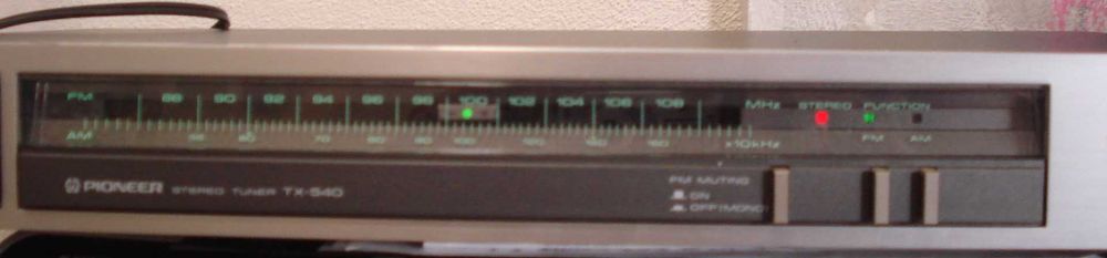 Tuner Pioneer TX-540 si vintage