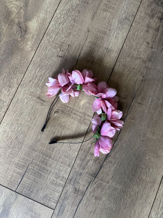 Opaska shein różowa