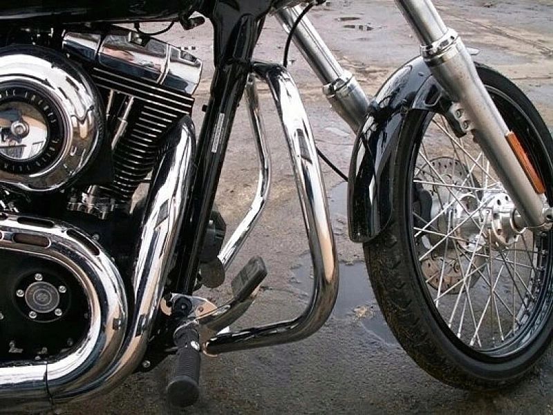 Gmole Przednie Harley Dyna Wide Glide Chrom