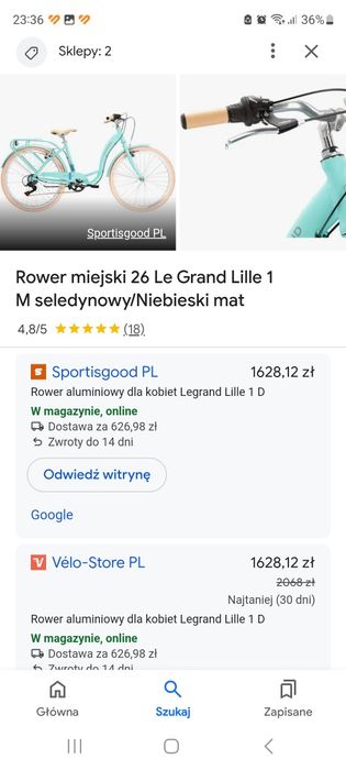 rower miejski damski LE GRAND