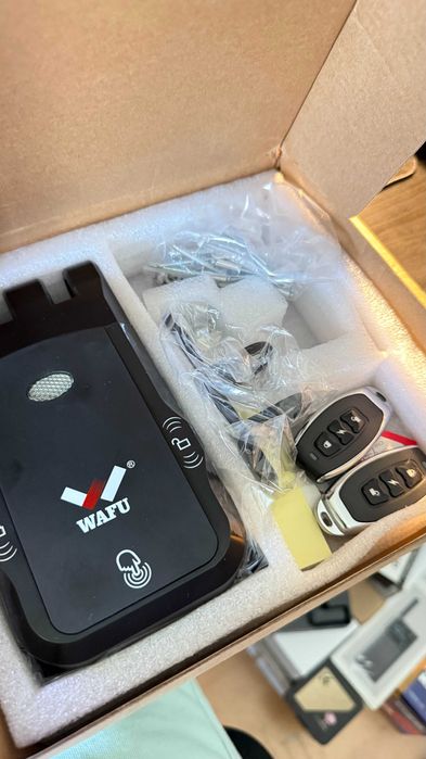 WAFU Fechadura de porta infravável remota inteligente sem fio