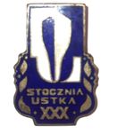 Znaczek okolicznościowy „XXX lat Stoczni Ustka” 70 lata