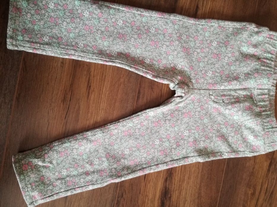 Spodnie 86/92  H/M  + buciki 18/19 gratis