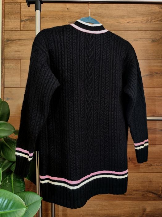 CHANEL жіночий кашеміровий чорний кардиган M-L в стилі old money