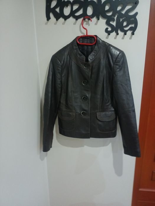 Kurtka ze skóry damska