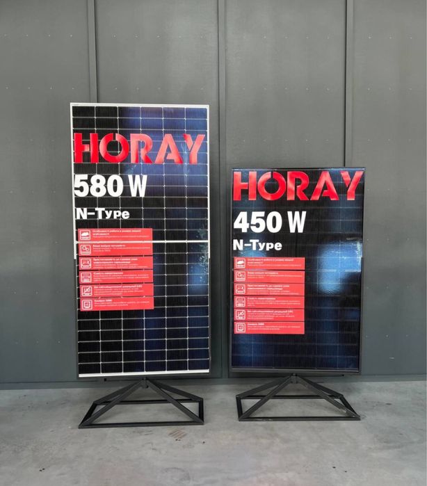 Хіт сезону!Сонячна панель, Солнечная батарея HOREY 455/590/620/700 Вт