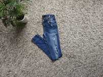 Spodnie jeans jeansowe przetarcia dziury 32 34 Tally Weijl