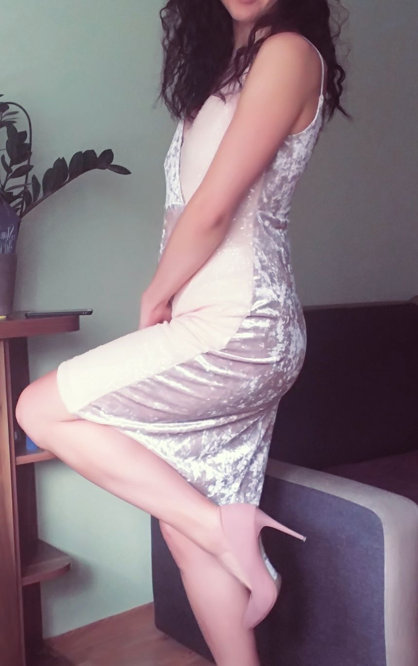 Sukienka elegancka midi M L 38 40