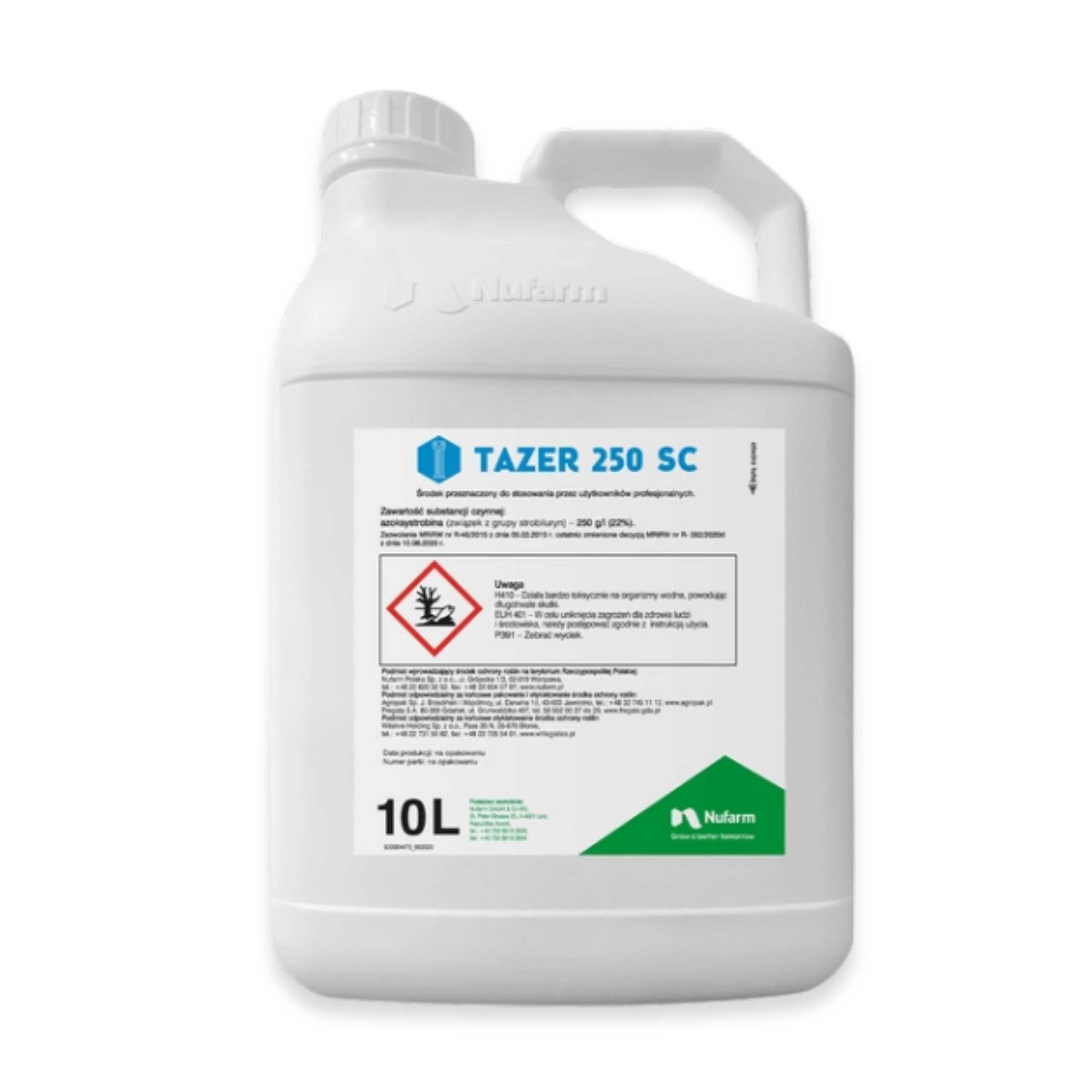 TAZER 250 SC 10L Koncentrat Fungicyd Środek grzybobójczy