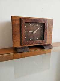 Relógio mesa de madeira A Funcionar