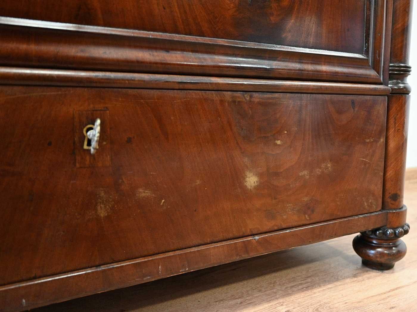 antyczna sekretera z około 1870 roku antyk 060906