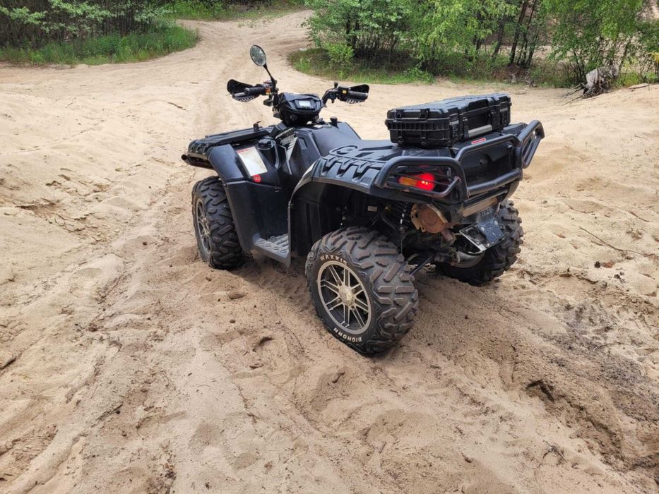 Polaris sportsman 850 EPS  z homologacją , zarejestrowany z pługiem !