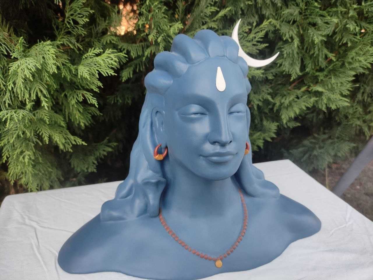 Adiyogi Shiva - Busto artesanal