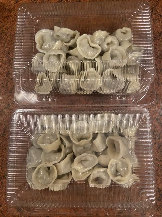 Swojskie uszka z pieczarkami