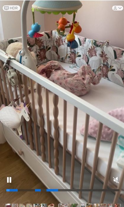 Łòżeczko niemowlęce  ikea 120x60cm