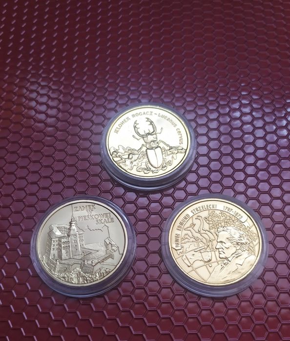 2zł okolicznościowe, 3 monety z 1997r