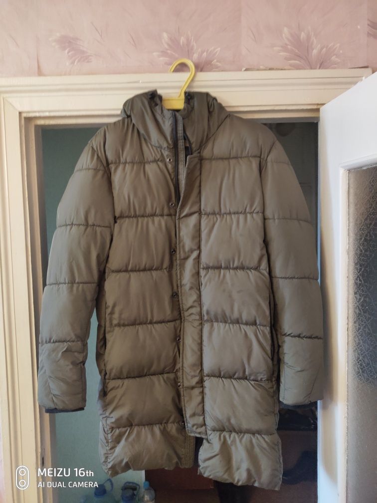 PULL&BEAR пуховик оверсайз мужская куртка зимняя парка
