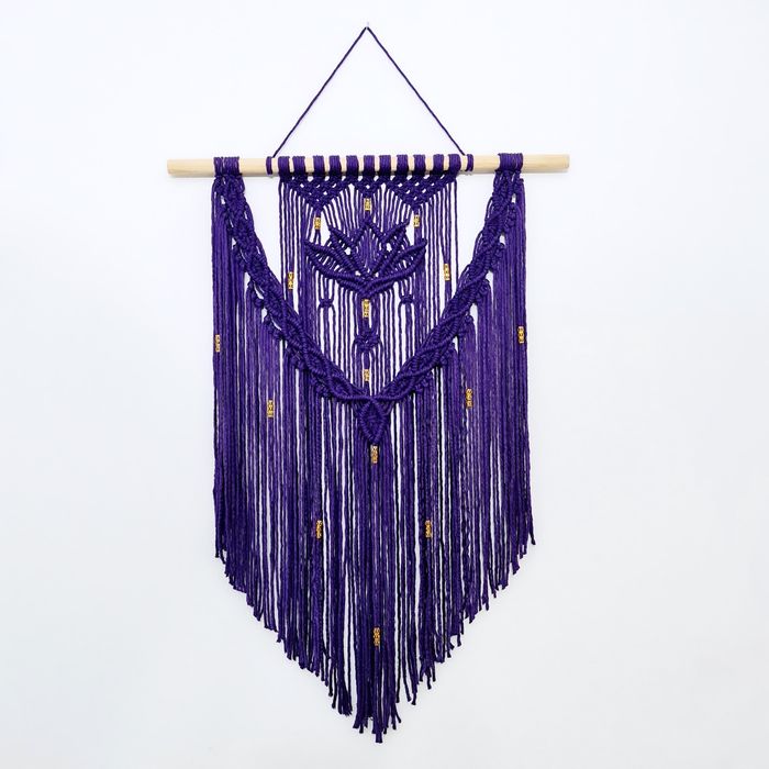Decoração, painel macramé
