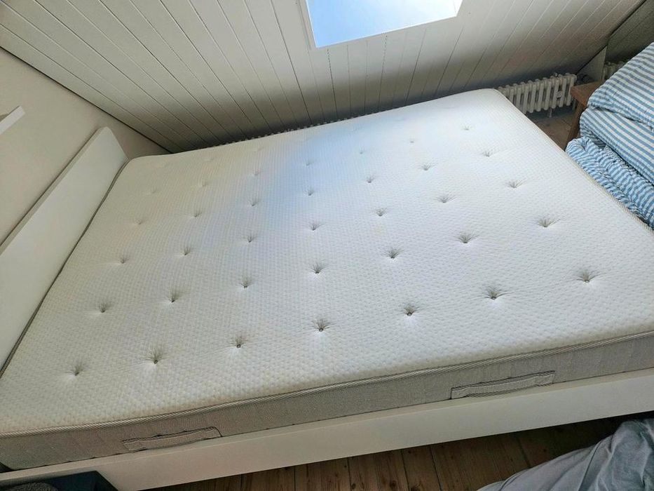 Najwyższy model ikea hesseng twardy 160x200 gruby stan bdb okazja