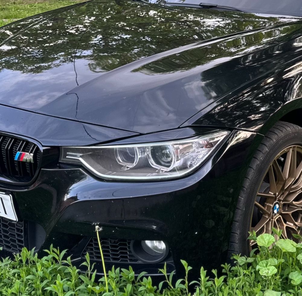 Фара ліва ксенон ориігнал з блоками bmw f30 бмв ф30 ангельські очки