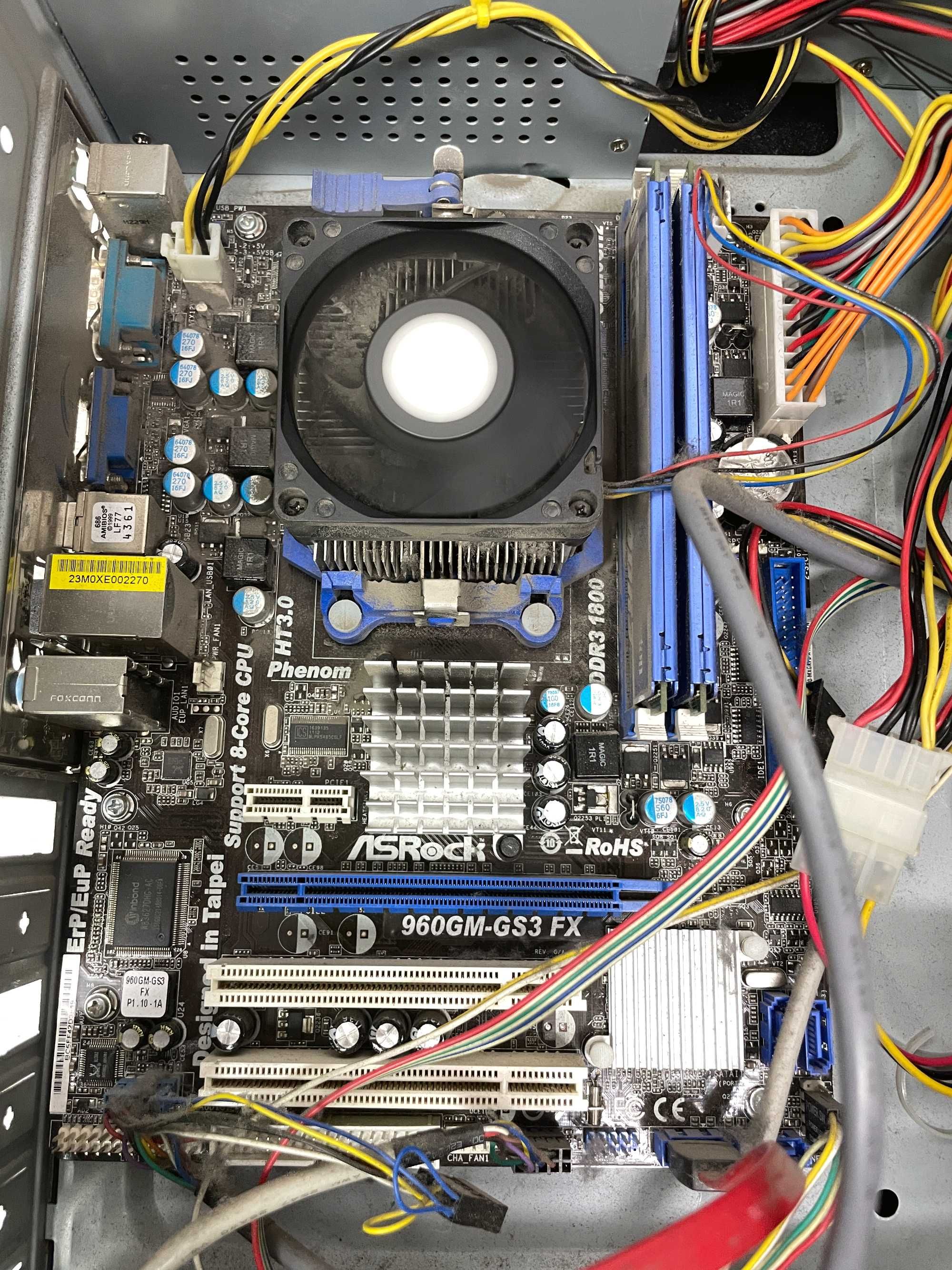 Компьютер для офиса Athlon II X2 270 Socket sAM3+ ASRock 960GM-GS3 FX