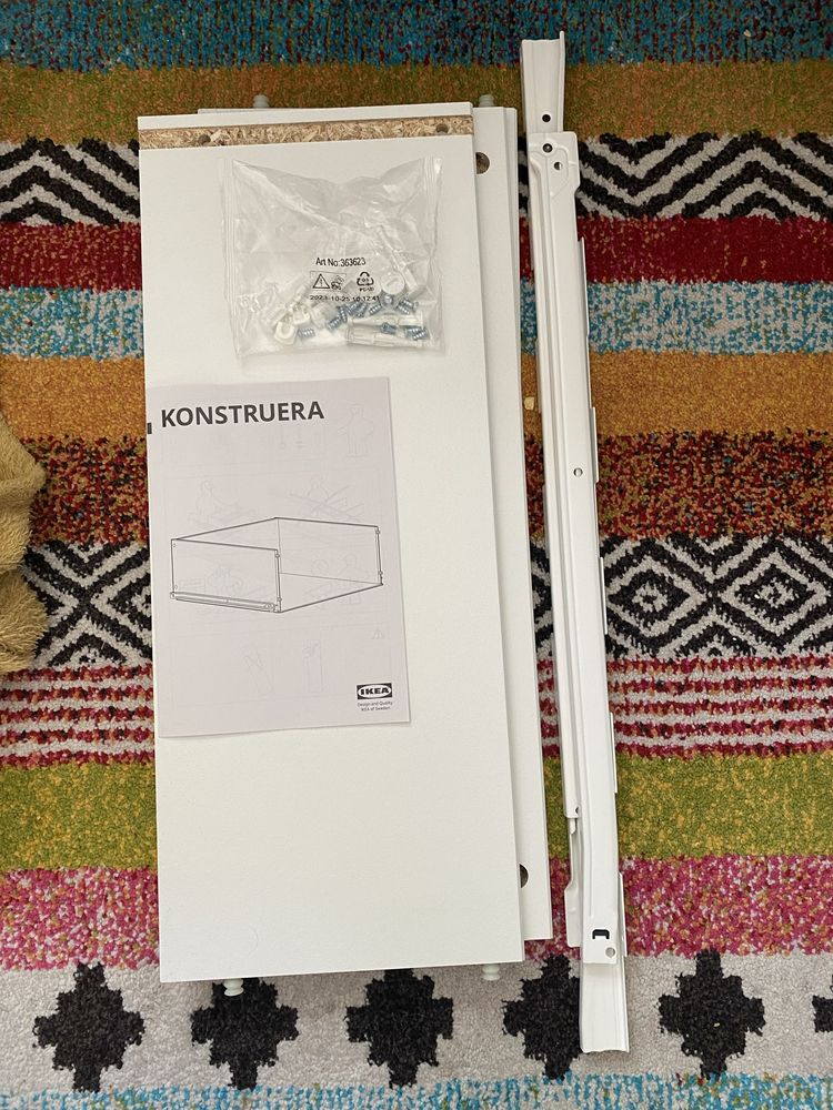 KONSTRUERA Szuflada, biały, 30x60 cm, IKEA