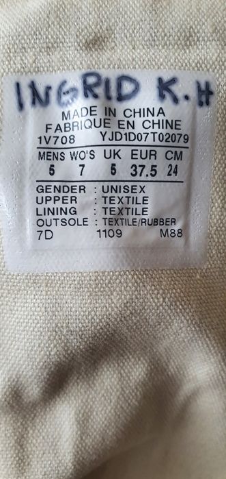 Wysokie Converse 37,5