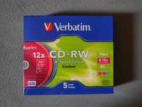 Płyty Verbatim CD-RW - 700MB, 12x, 5 szt.