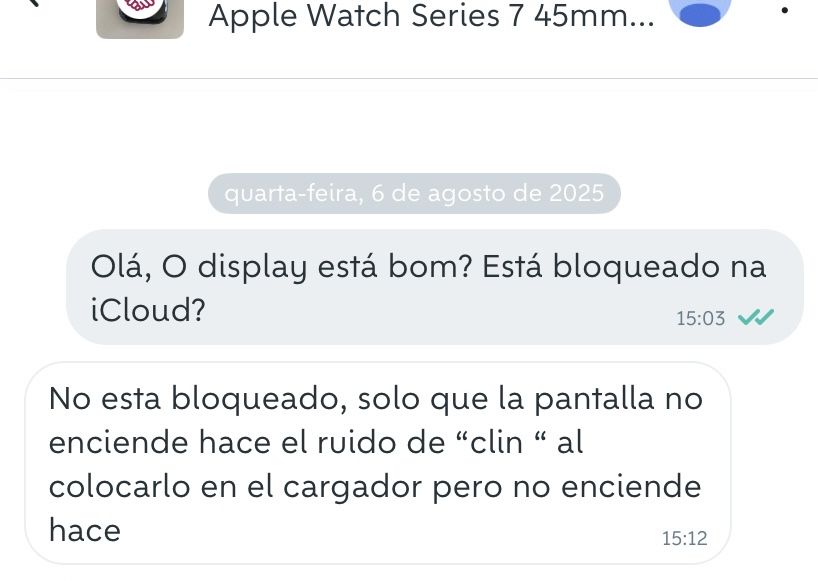 Apple Watch Série 7 GPS (A2474) 45mm