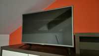 Telewizor LG HD TV LED smukły 32" szaro srebrny z HDMI sprawny monitor