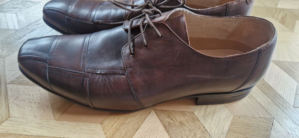 Buty męskie skórzane r 44 nowe