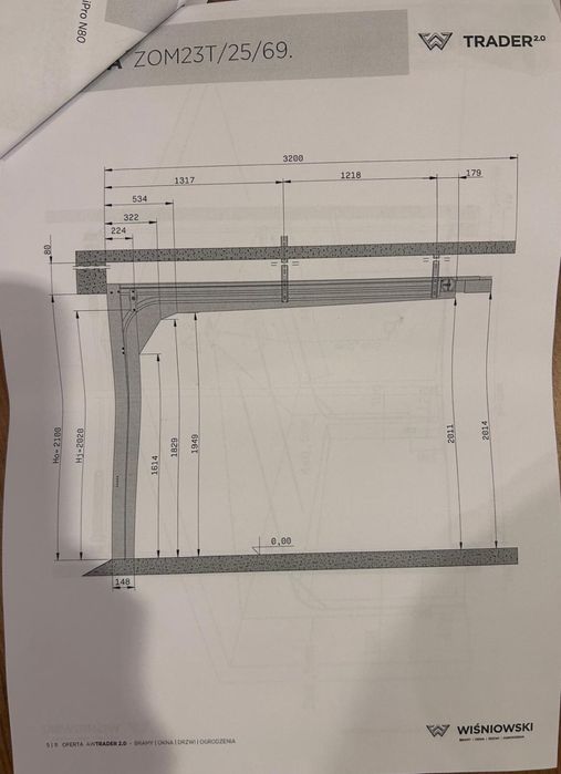 Brama Wiśniowski antracyt nowa oryginalnie zapakowana