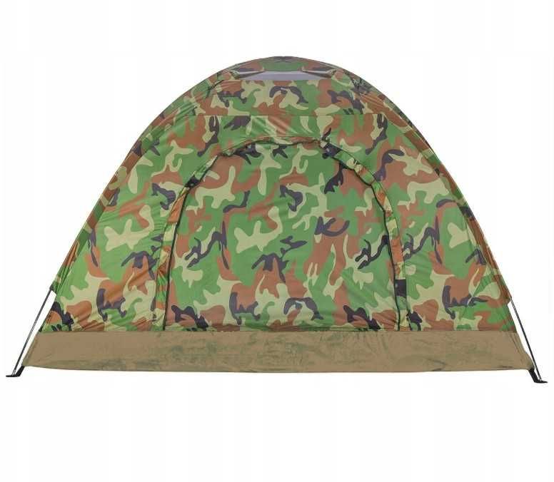 Namiot Turystyczny Kempingowy Wodoodporny z Moskitierą 3 Osobowy Moro