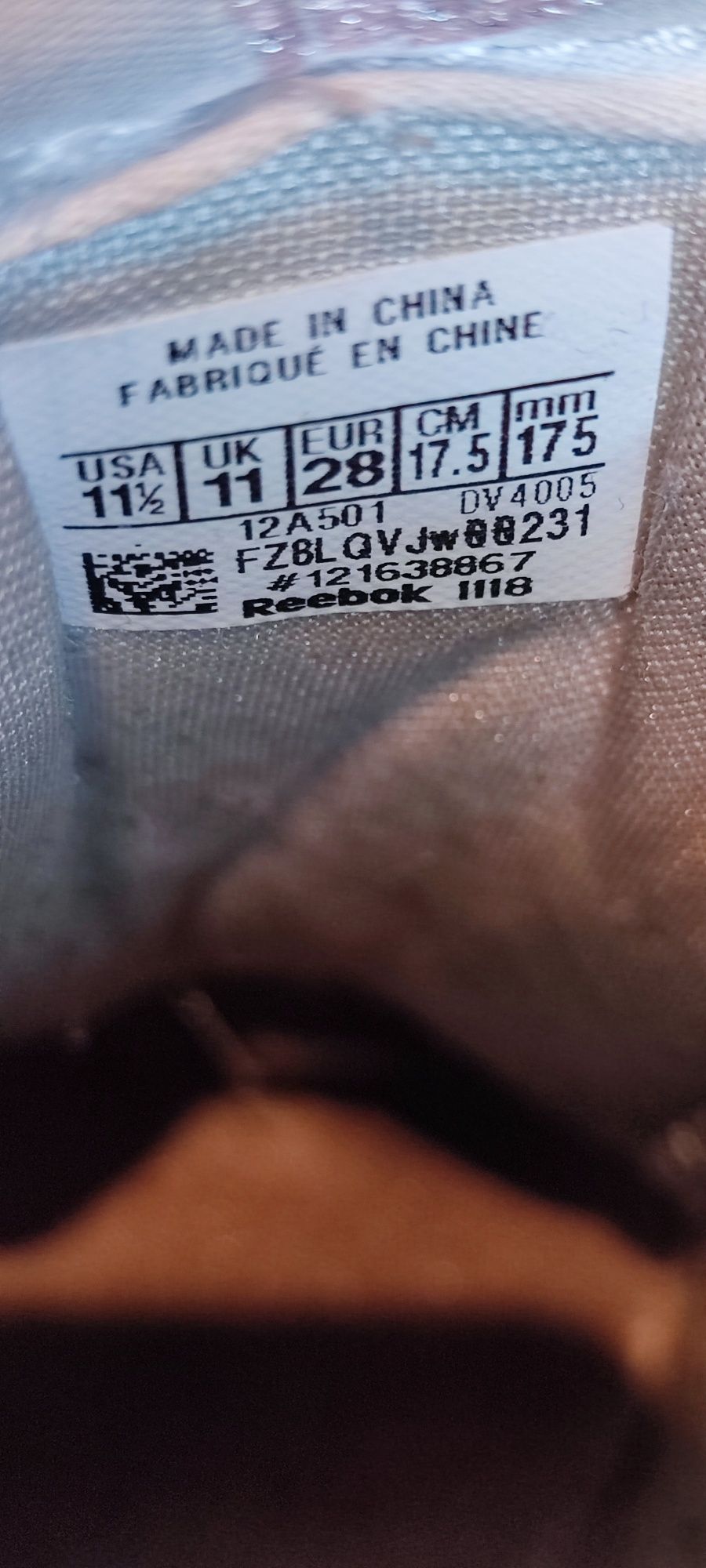 Buty Reebok dziewczęce  rozmiar 28