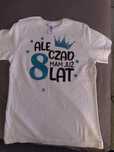 Koszulka na urodziny ale czad mam 8 lat