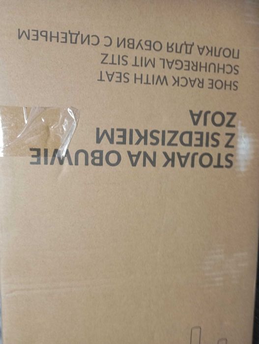 Stojak na obuwie z siedziskiem Zoja