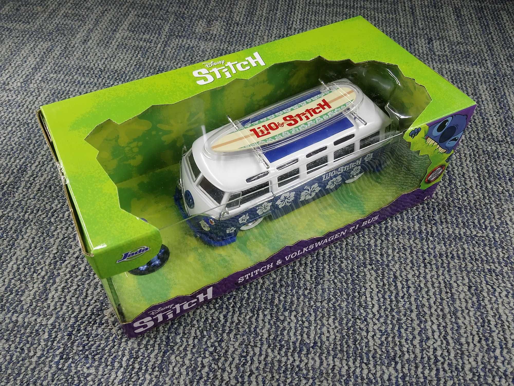 Авто модель Фольксваген Jada Toys 1:24 Volkswagen T1 Bus and Stich