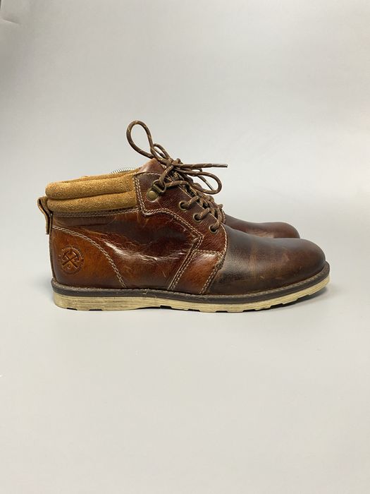 100% Натуральна шкіра. Ботінки шкіряні + доставка БЕЗКОШТОВНО!