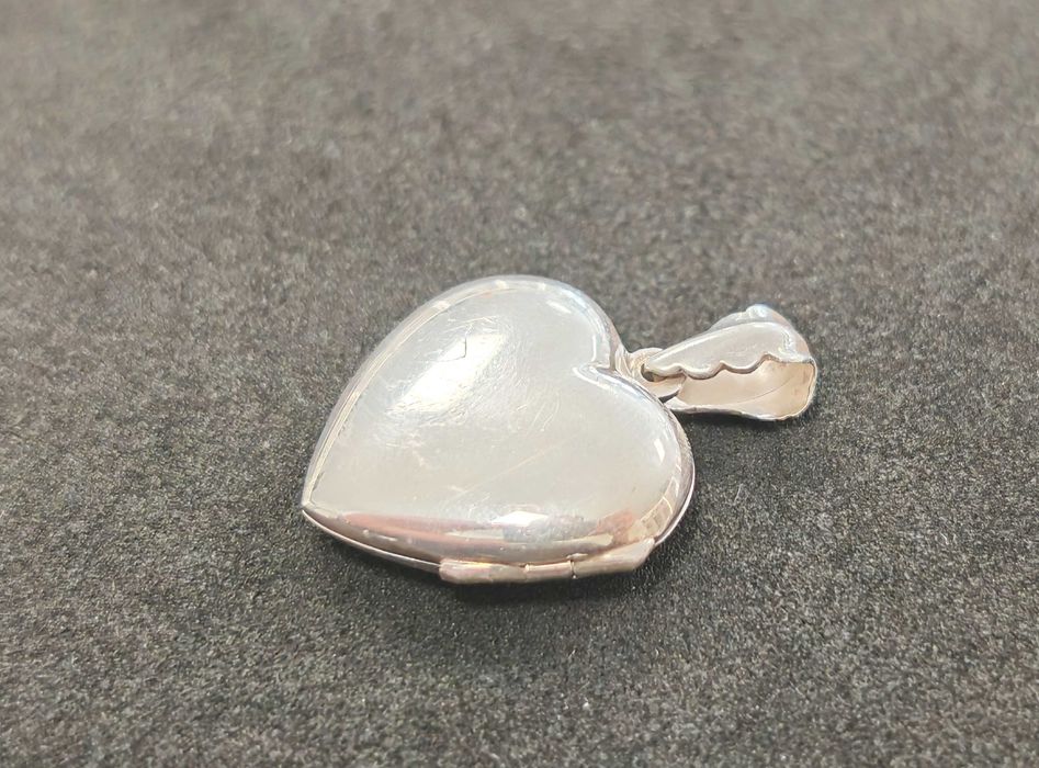 Srebrna zawieszka Sekretnik Serce p925 5,5g 3,2x2,3cm