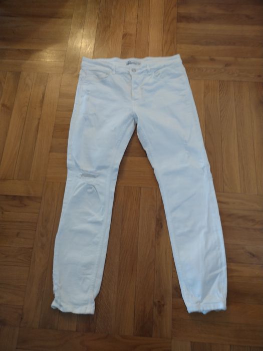 Spodnie jeans z dziurami Zara rozmiar XL