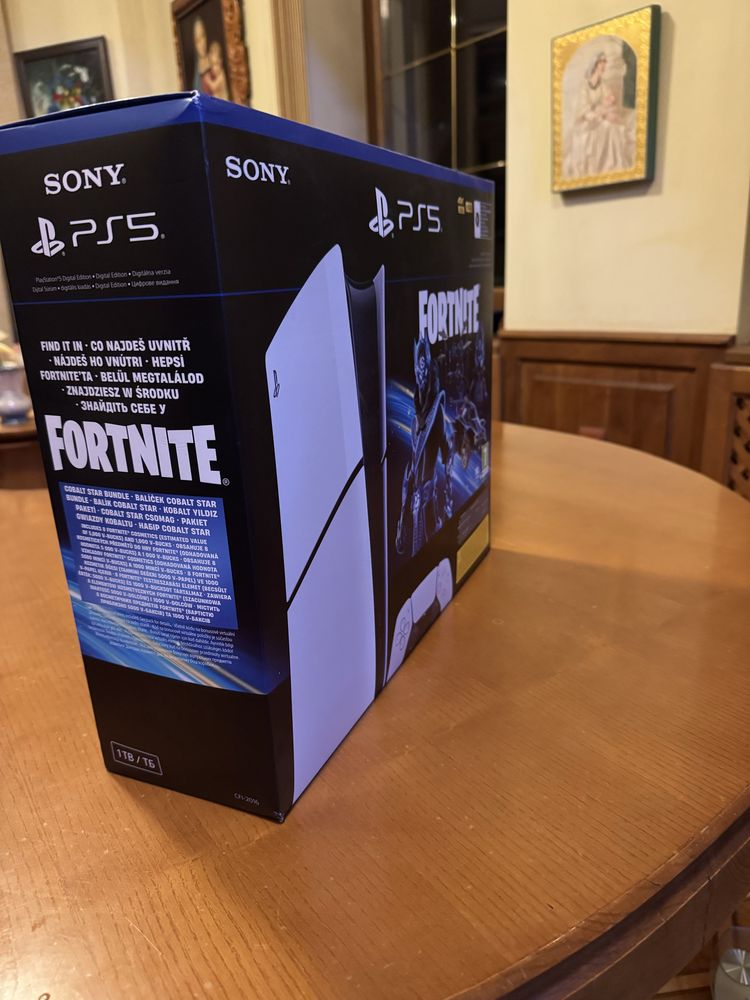 PS5 Slim Digital + Fornite 1Tb Гарантия