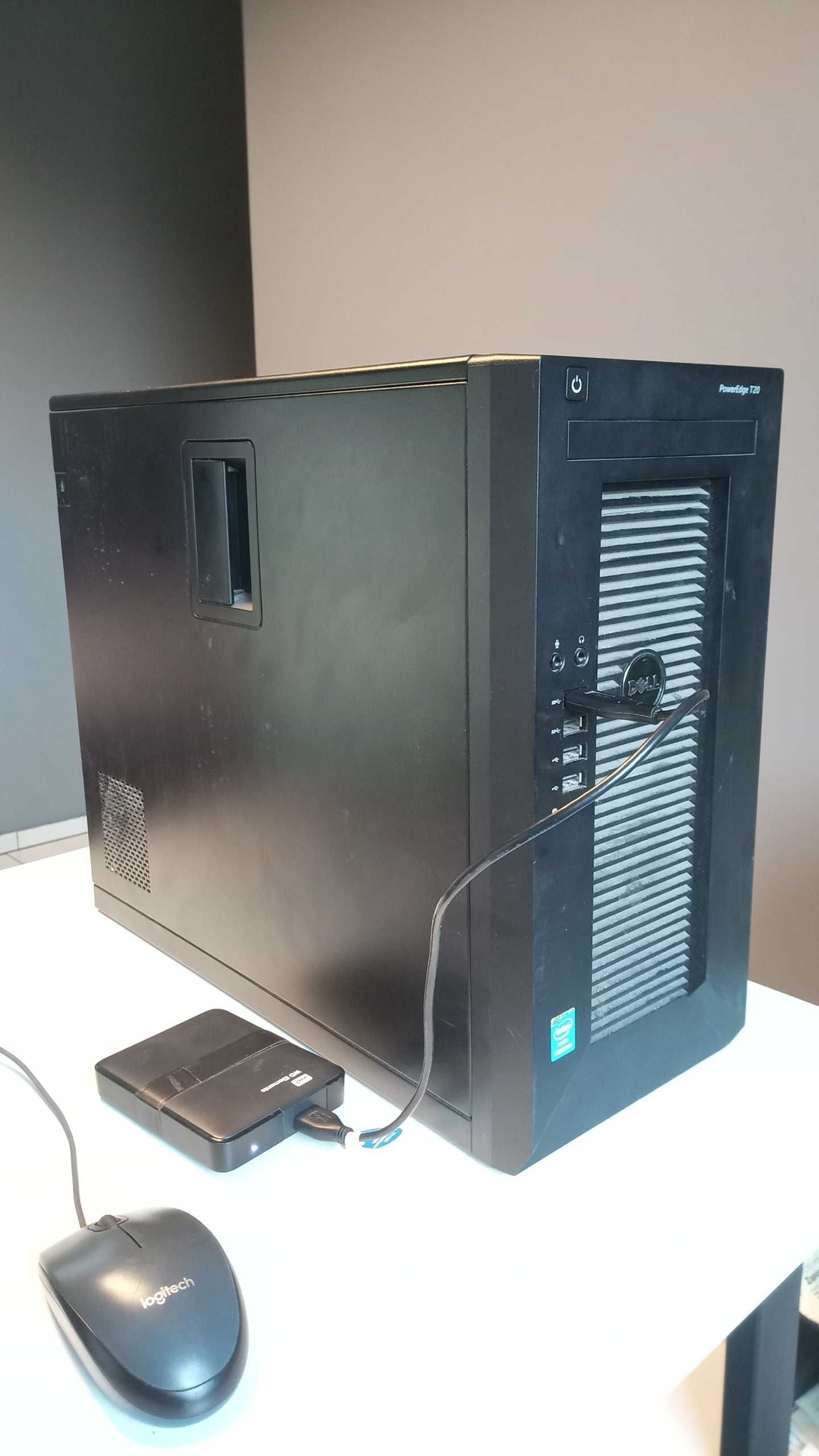 Dell T20 Intel Xeon 3,0 GHz z 4 GB RAM+2 x 1Gb WD HDD+Win Ser 2012R2