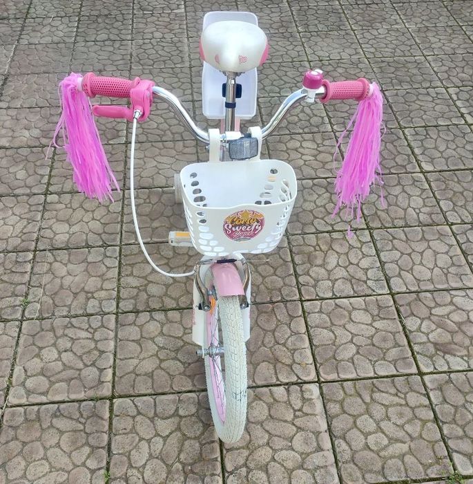 Велосипед для дівчинки з корзиною Corso