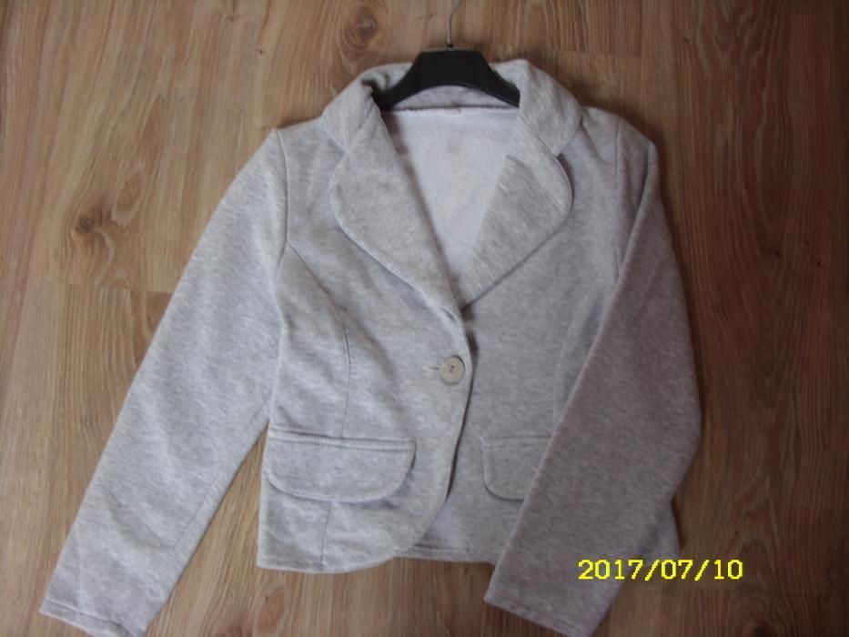 Szara marynarka dla dziewczynki