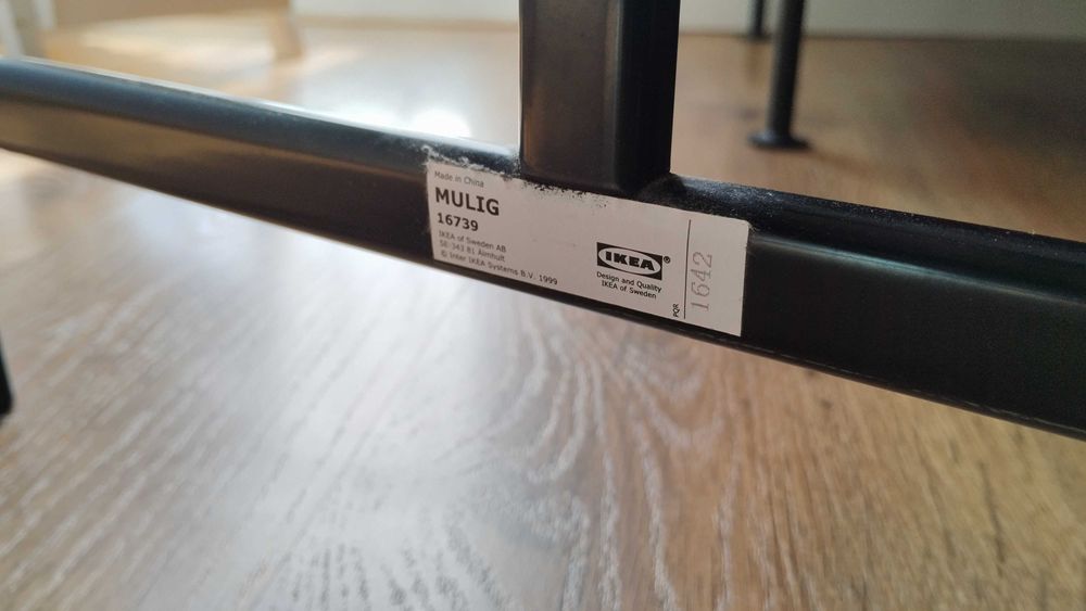 Cabide de ombro preto Mulig IKEA