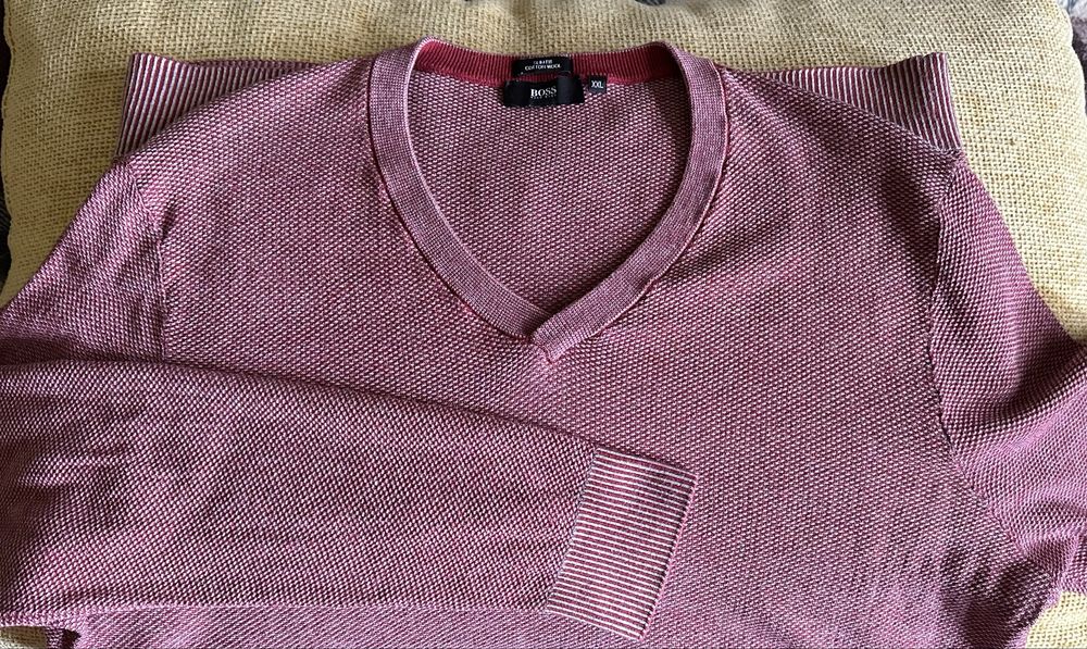 Продам поло з довгим рукавом M&S, светр Hugo Boss (M,ХL,2XL)