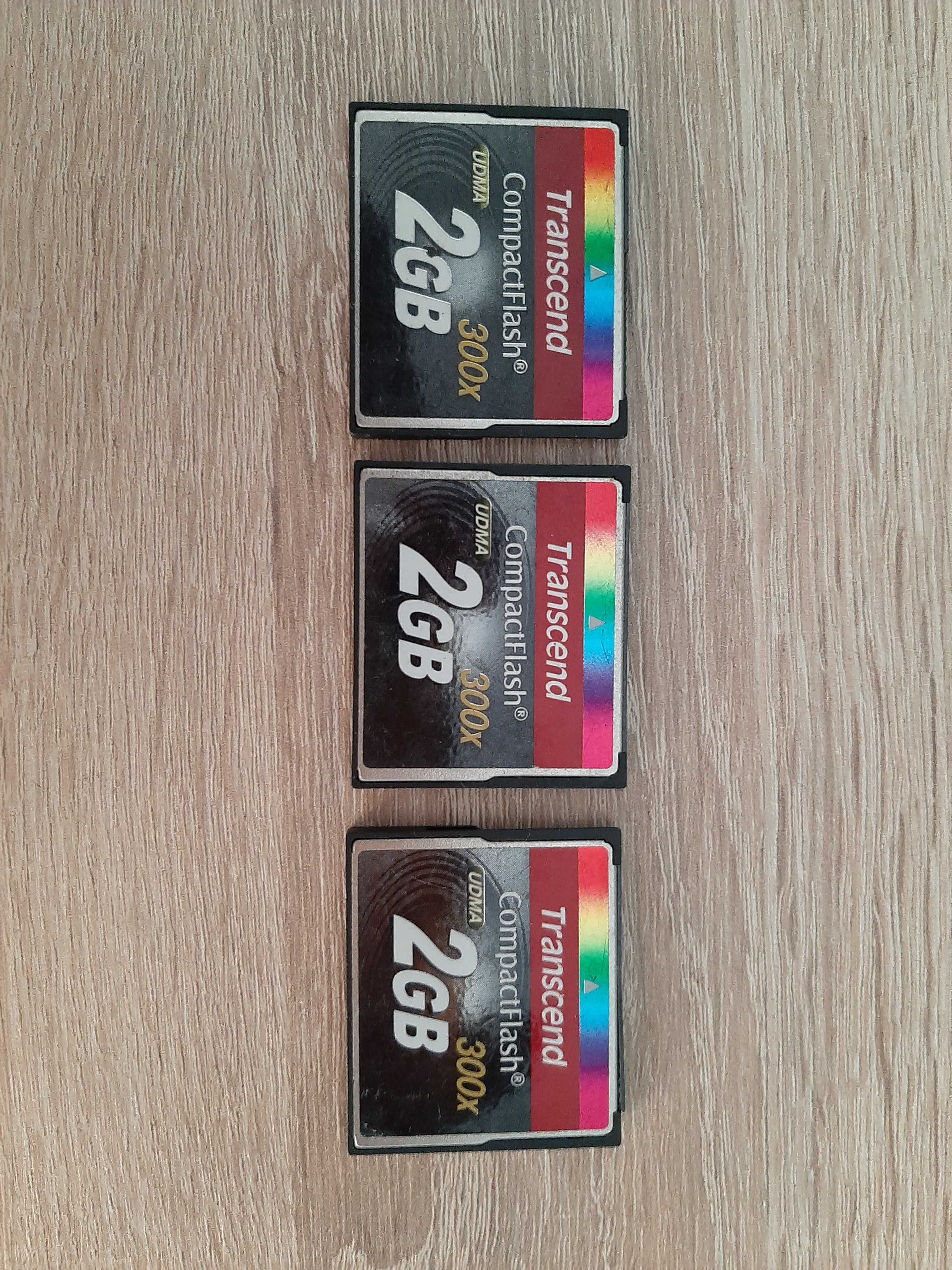TRANSCEND karta pamięci Compact Flash 2GB High Speed 300x UDMA