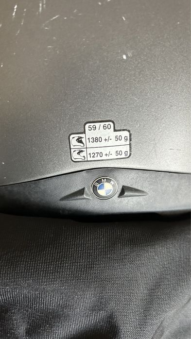 Capacete bmw enduro 59/60 - interior novo